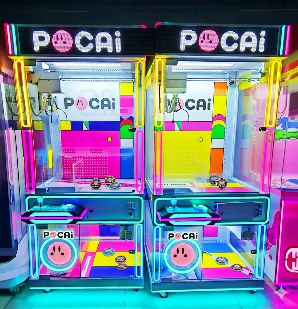 POCAi 인형뽑기 — LED 네온 아케이드